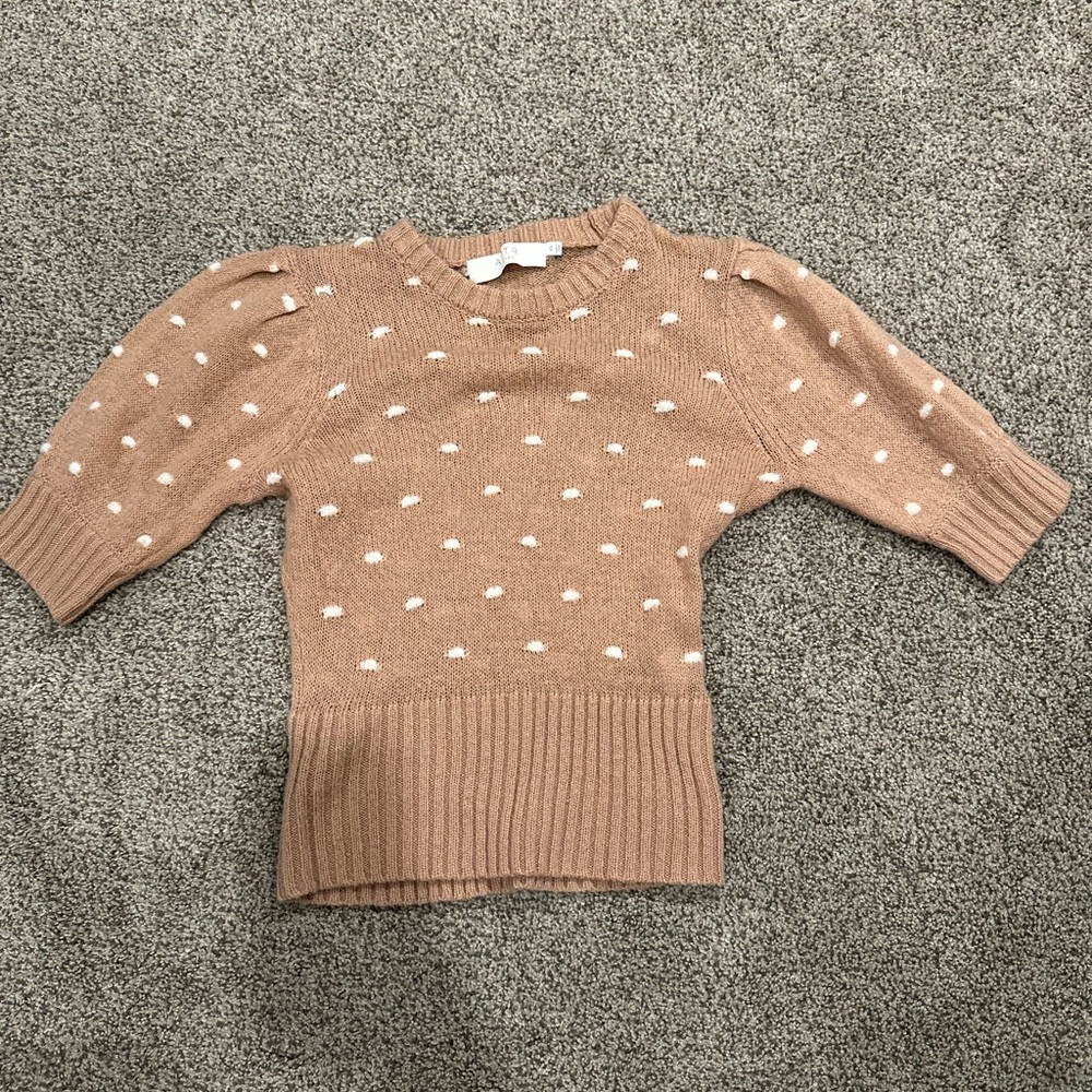 Astr the Label Pink Knit Sweater